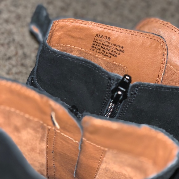 Lucky Brand suede black heeled boots - Picture 5 of 5